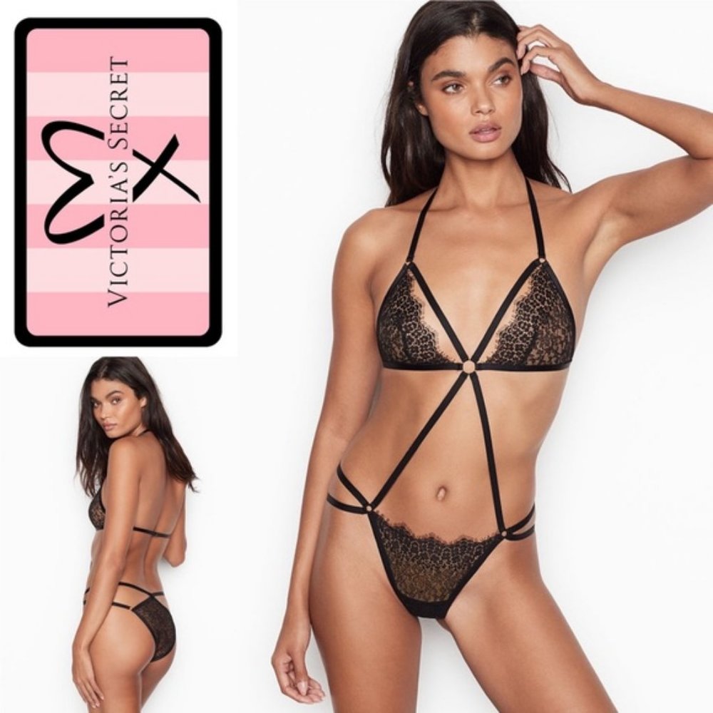 Victoria's Secret Strappy Lace Teddy NWT